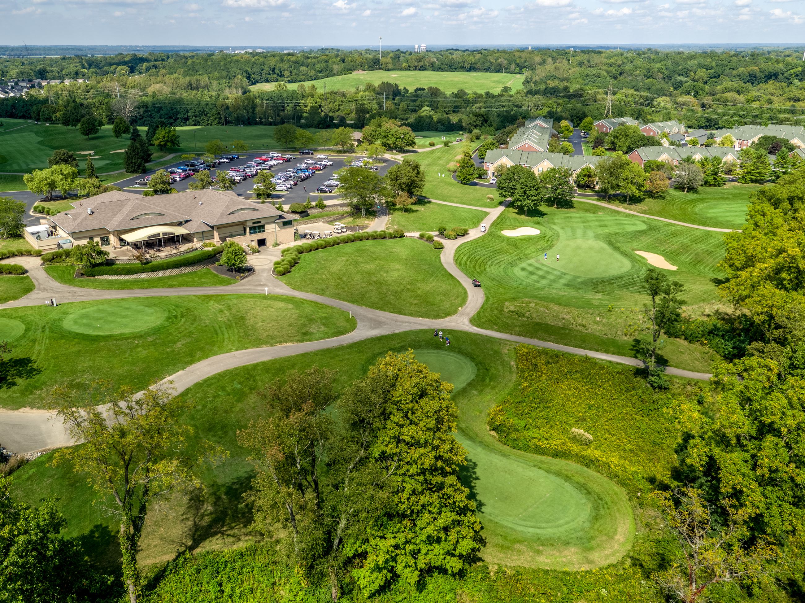 Drone shot of Beavercreek Golf Course