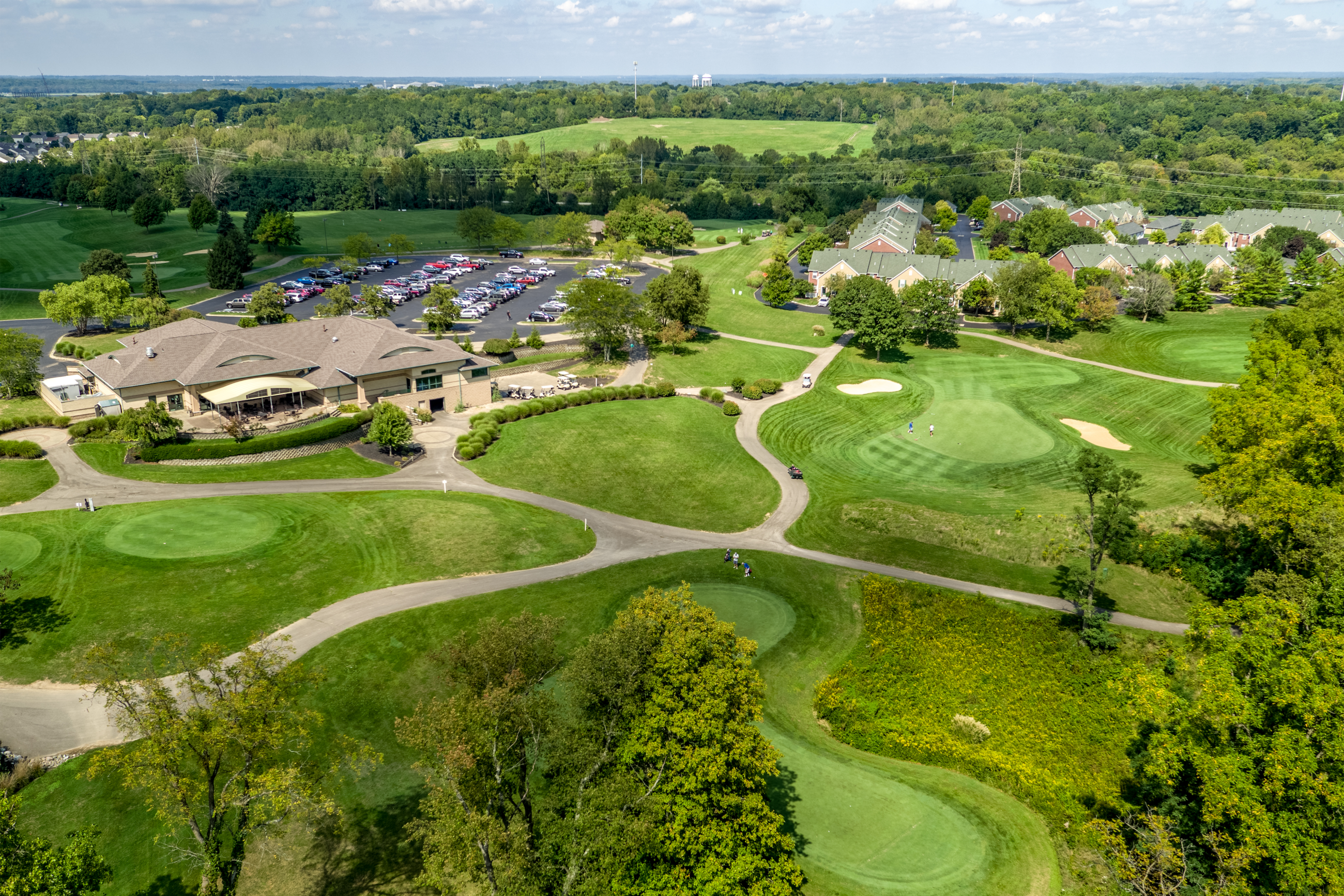 Drone shot of Beavercreek Golf Course