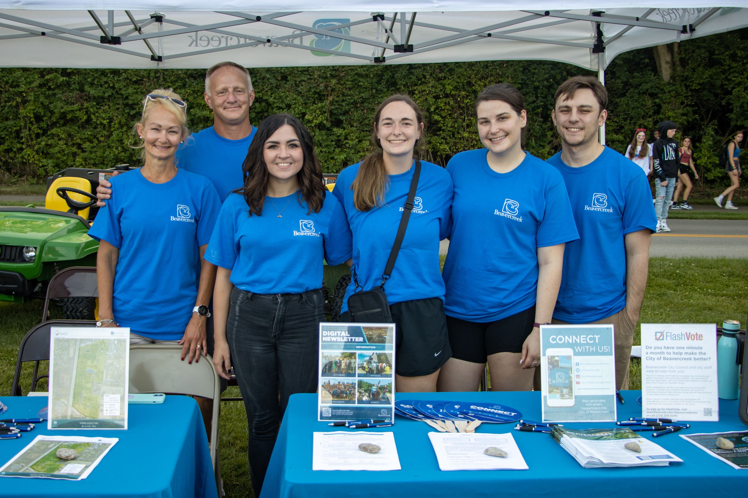 Volunteers at city's 4th of July event 