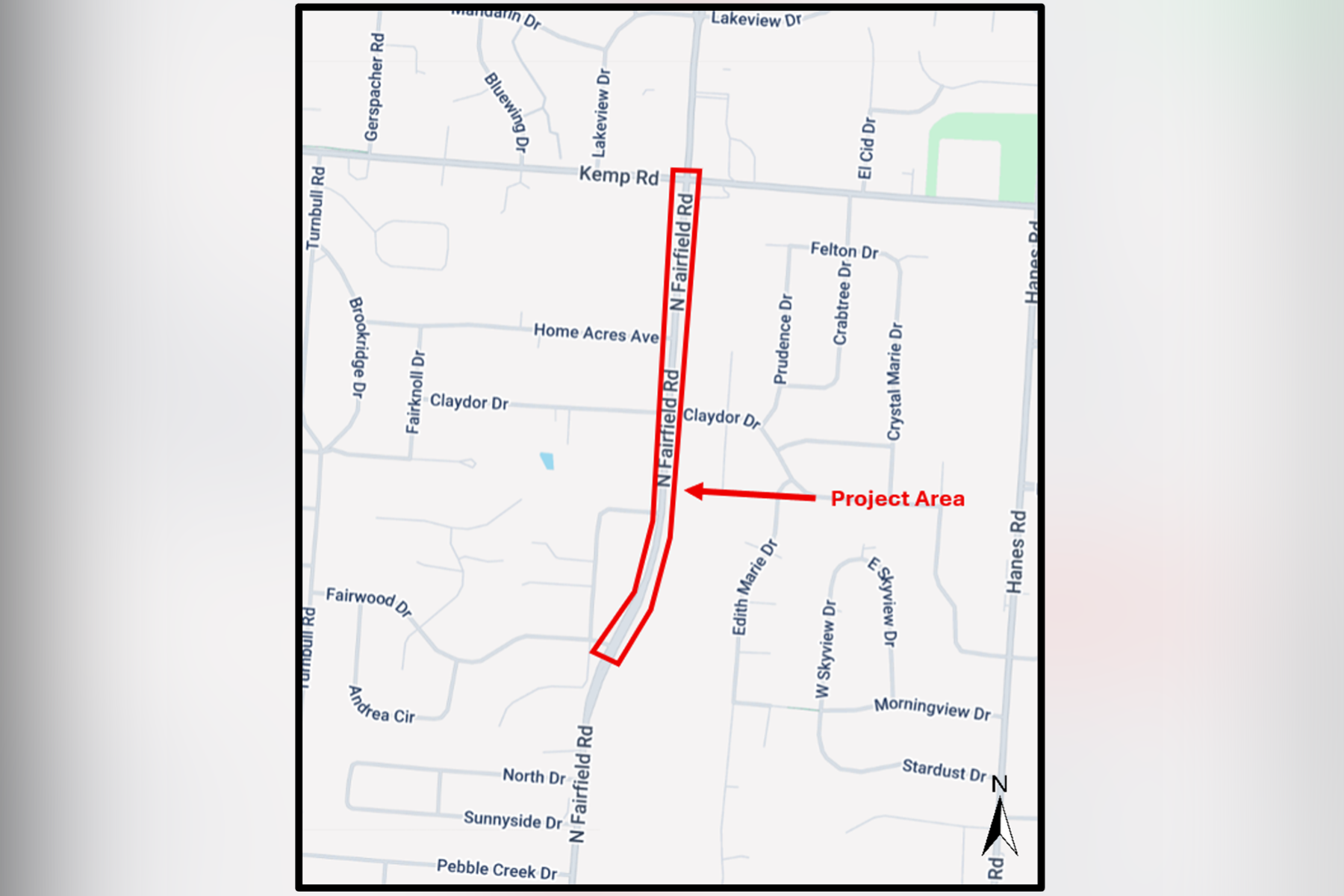 N. Fairfield Rd. Project