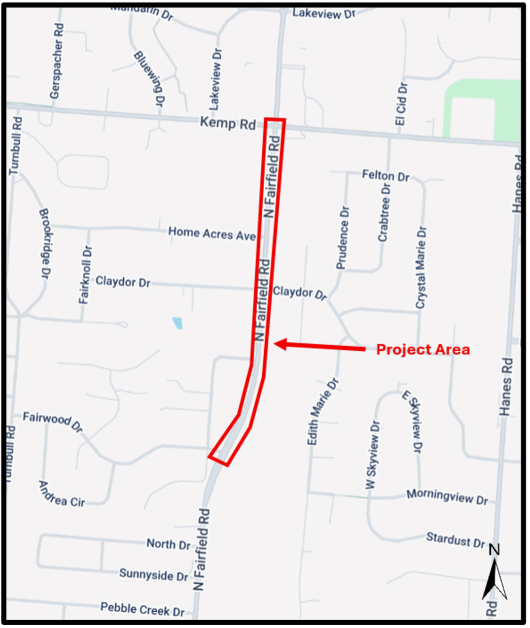 N. Fairfield Rd. Project